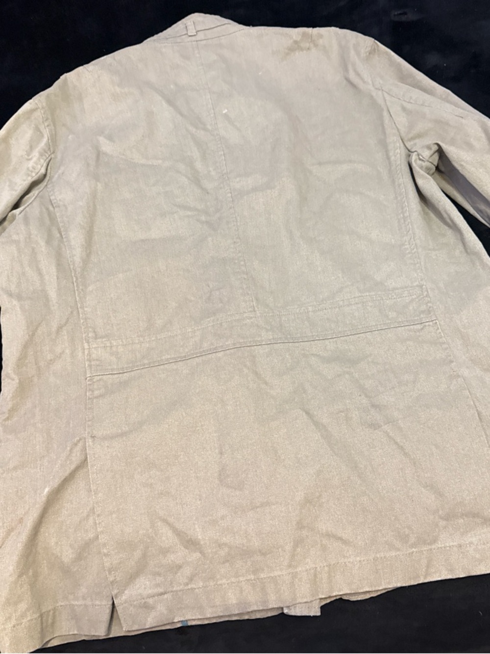 INC International Concepts Light Khaki Military Field Jacket - Picture 6 of 6
